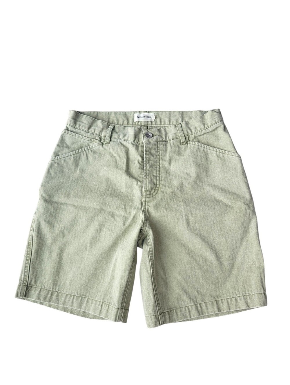 Taylor Stitch Camp Shorts Green Mens 30
